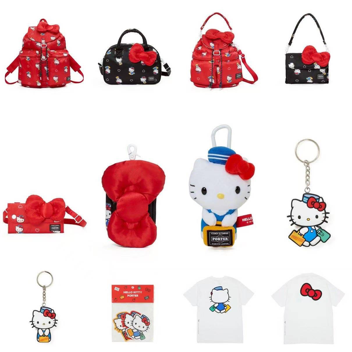 HELLO KITTY &times; PORTER 聯名來襲 甜酷碰撞⚆⚆ ˊ˗